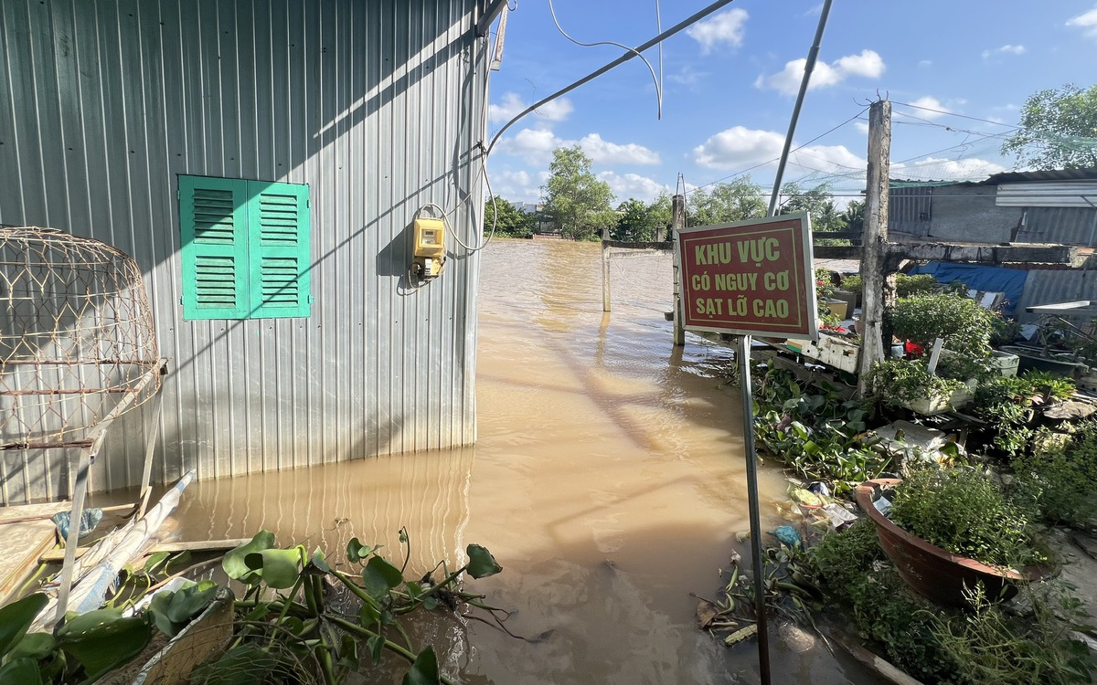 Nhiều khu vực ở Cần Thơ 'báo động đỏ' vì sạt lở