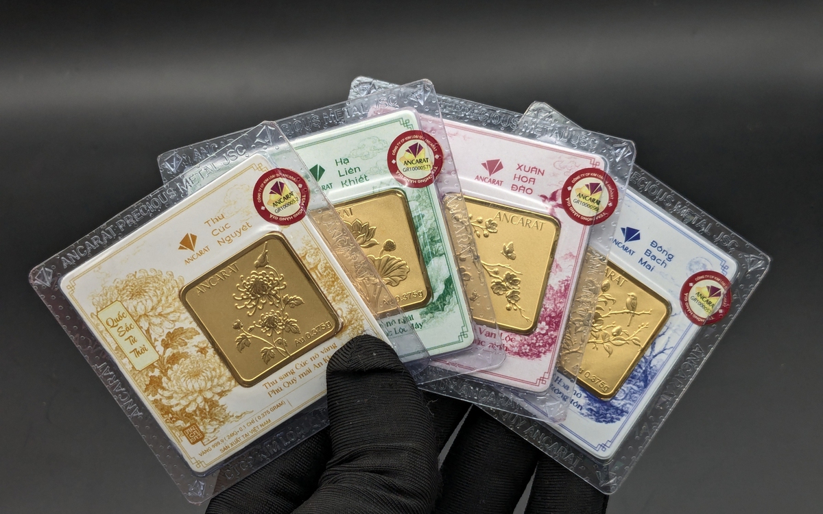 Giá vàng thế giới giảm 60 USD/ounce xuống 4.354 USD/ounce ngày 19/8