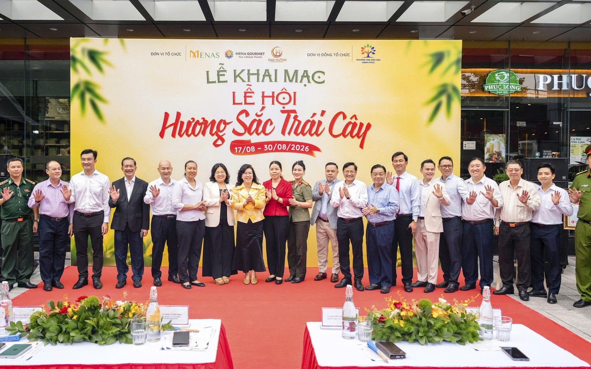 Khai mạc Lễ hội Hương sắc trái cây 2026 tại Menas Mall Saigon Airport