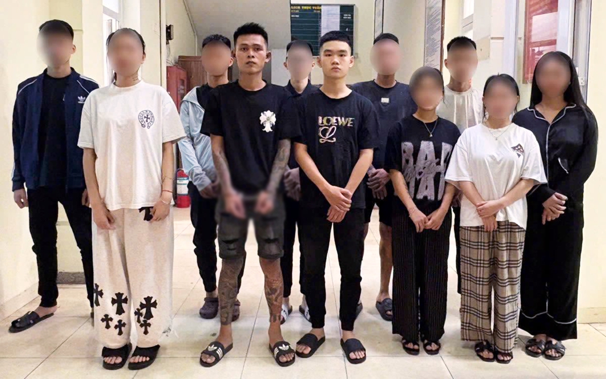 14 nam nữ thanh niên bị điều tra sau vụ hỗn chiến tại Quán Nhỏ