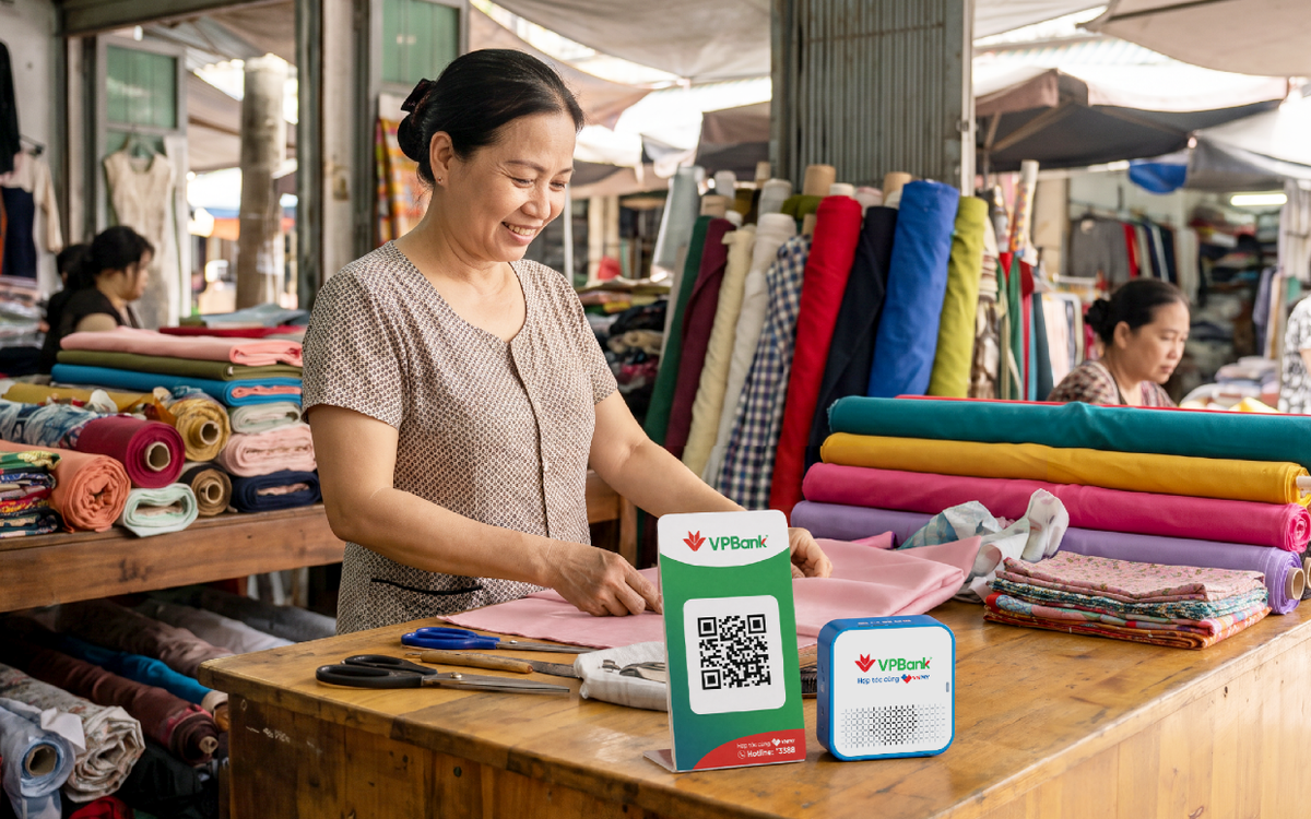 VNPAY trang bị loa thông báo giao dịch cho hộ kinh doanh