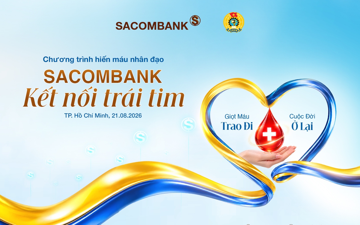 Hành trình 14 năm SACOMBANK trao giọt hồng sẻ chia sự sống