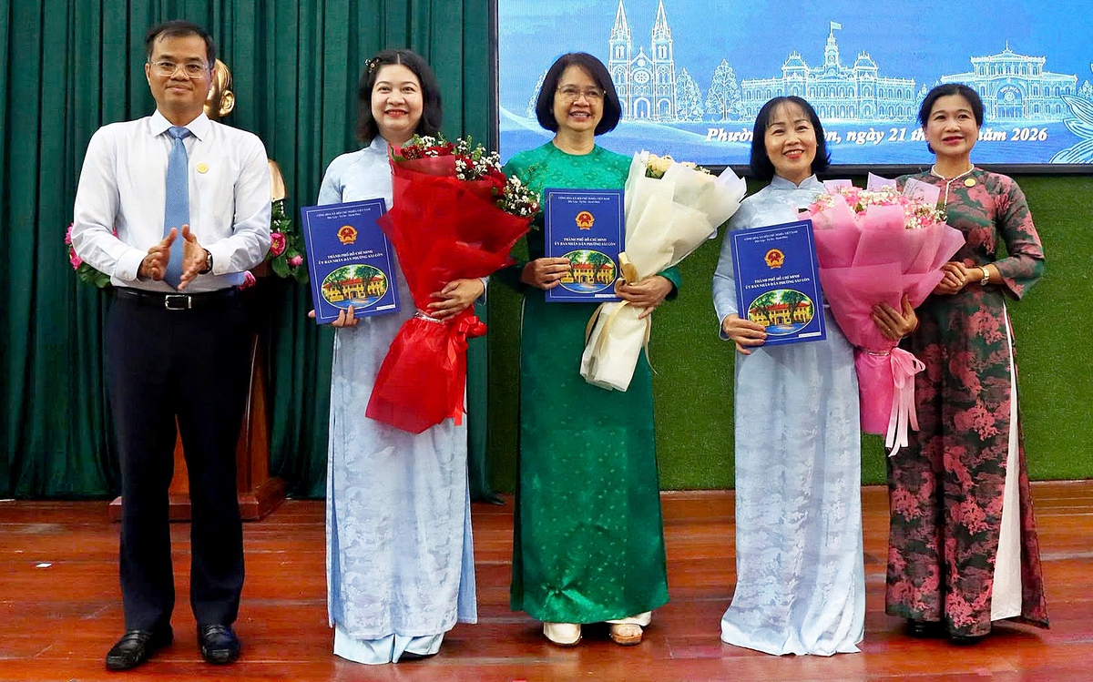 Phường Sài Gòn công bố phương án sắp xếp trường lớp và bổ nhiệm nhân sự