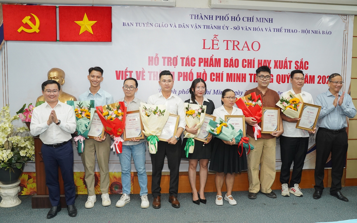 Báo Tuổi Trẻ có 3 tác phẩm viết về TP.HCM được trao thưởng quý 2-2026