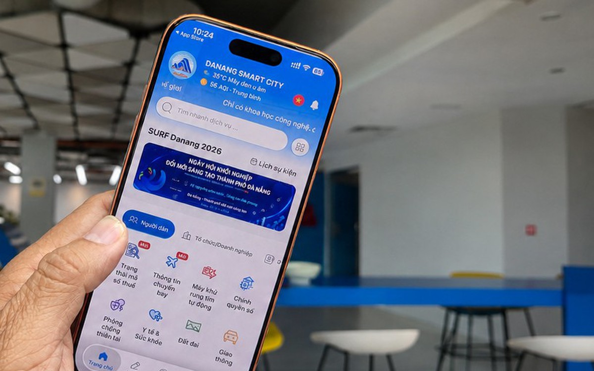 Đà Nẵng có 'siêu app' cho dân, ngồi nhà vẫn biết máy bay đổi cửa - đổi giờ