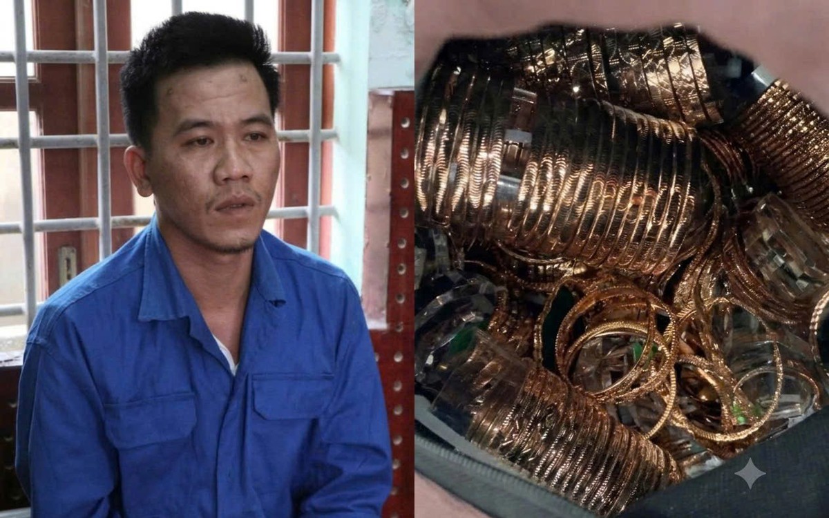 Thợ sửa xe trộm 83 lượng vàng để trả nợ tiền đánh bạc