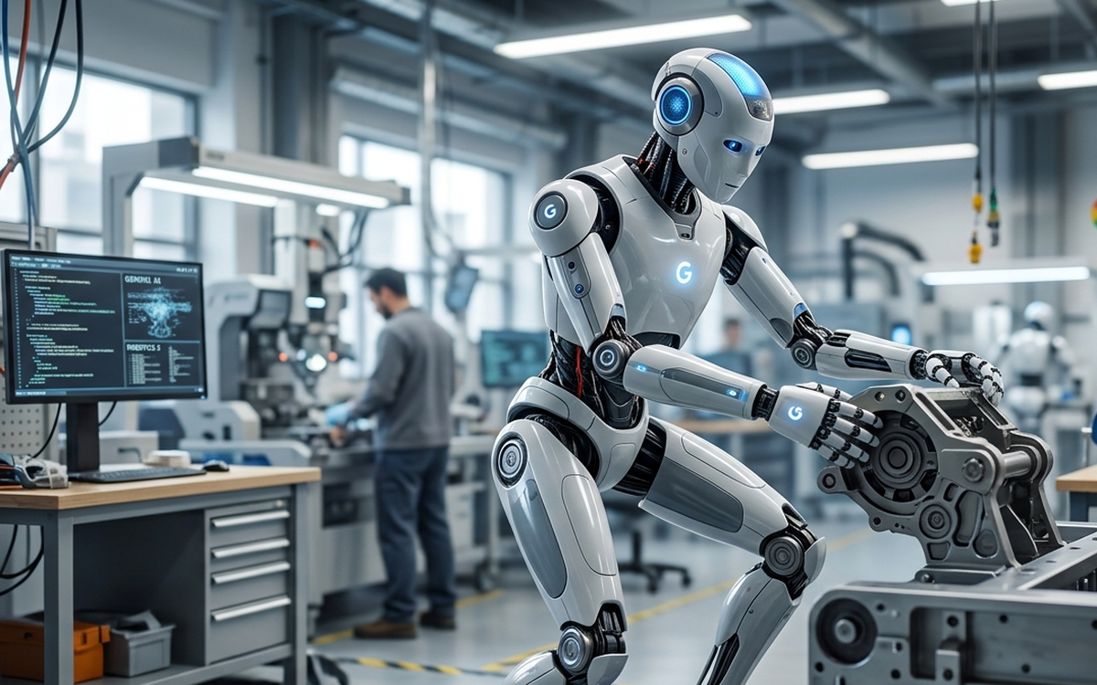 Gemini Robotics 2: AI giúp robot 'nghĩ', đi, cúi, nhặt đồ như con người