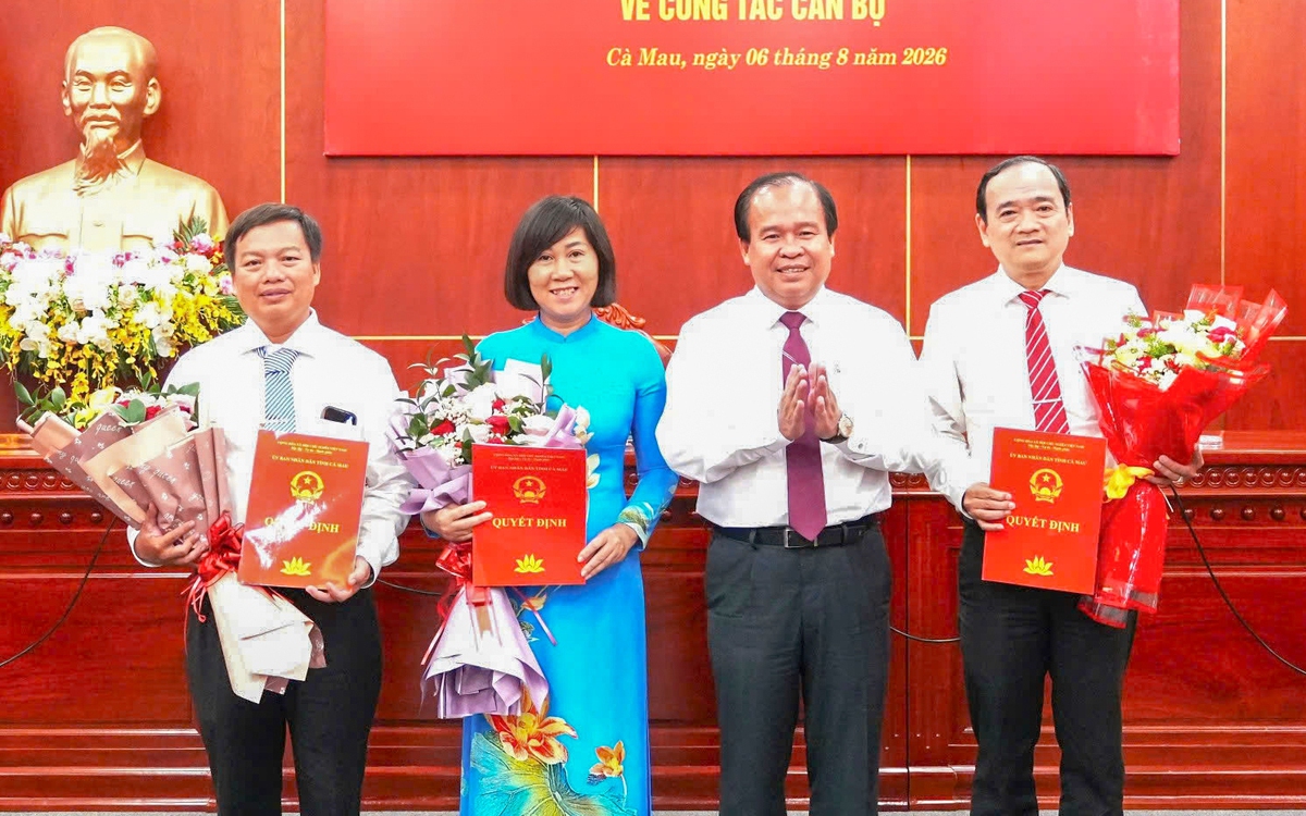 Cà Mau điều động, bổ nhiệm 3 hiệu trưởng giữ chức phó giám đốc sở