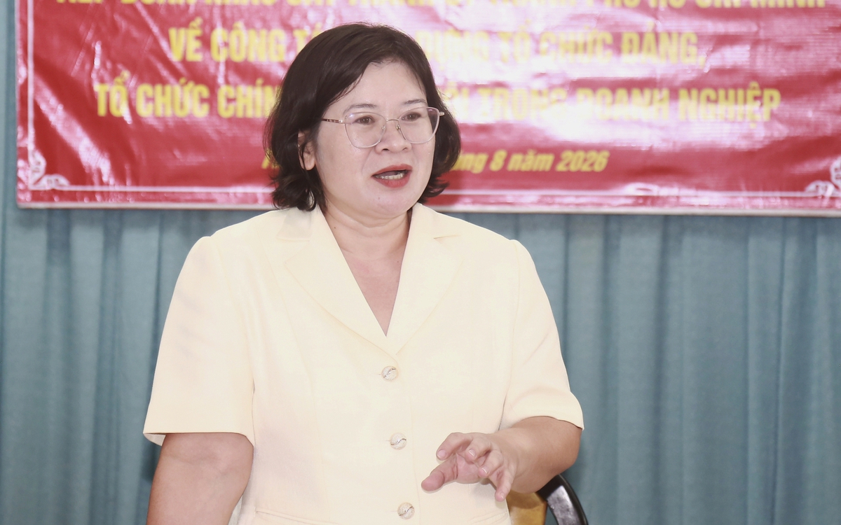 Phó bí thư Thành ủy TP.HCM Văn Thị Bạch Tuyết: Nỗ lực trong sinh hoạt Đảng và chăm lo công nhân là điều đáng quý