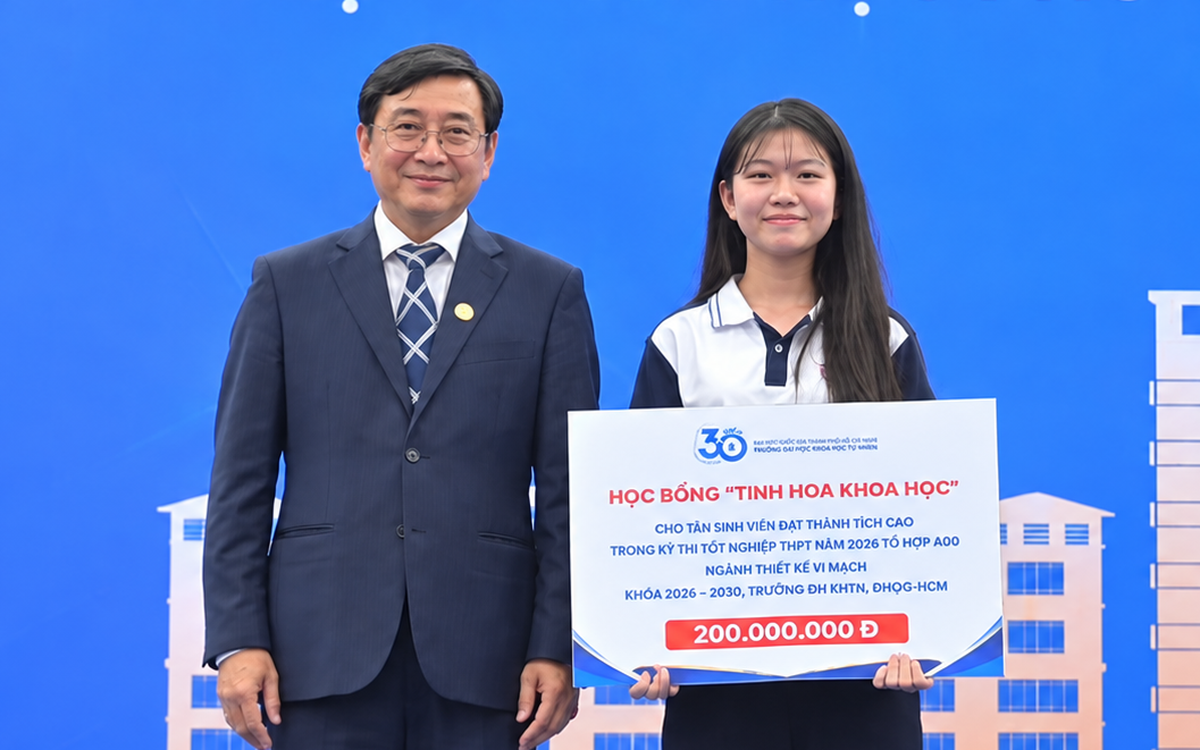 Trường đại học Khoa học tự nhiên đón hơn 4.900 tân sinh viên, nhiều gương mặt Olympic, Olympia, thủ khoa