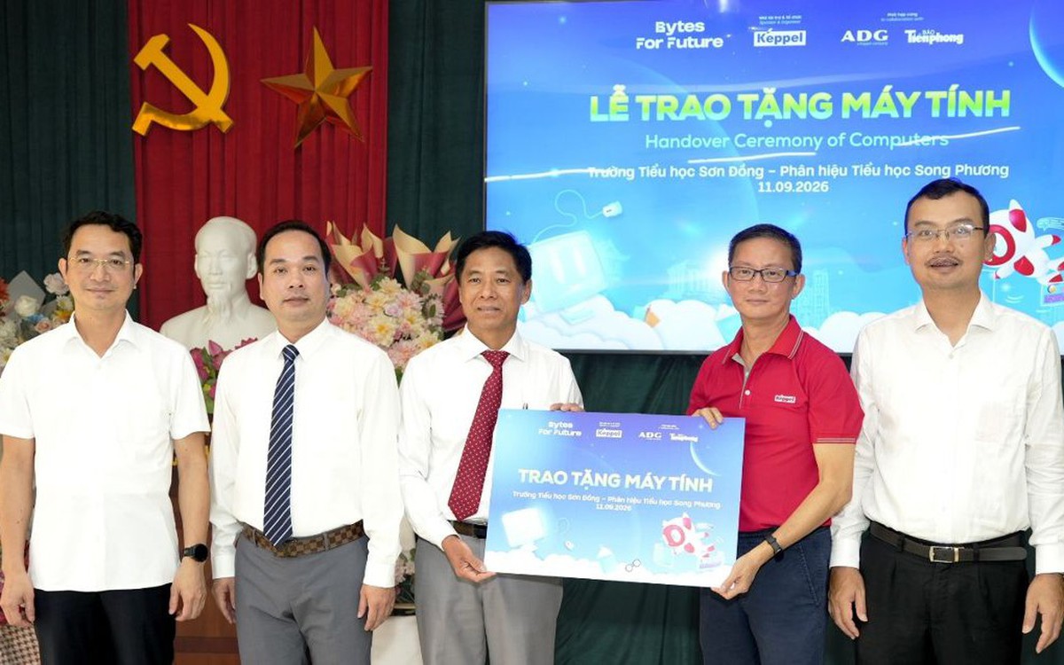 Keppel tặng máy tính, nâng cao kỹ năng số cho hơn 2.300 học sinh Hà Nội