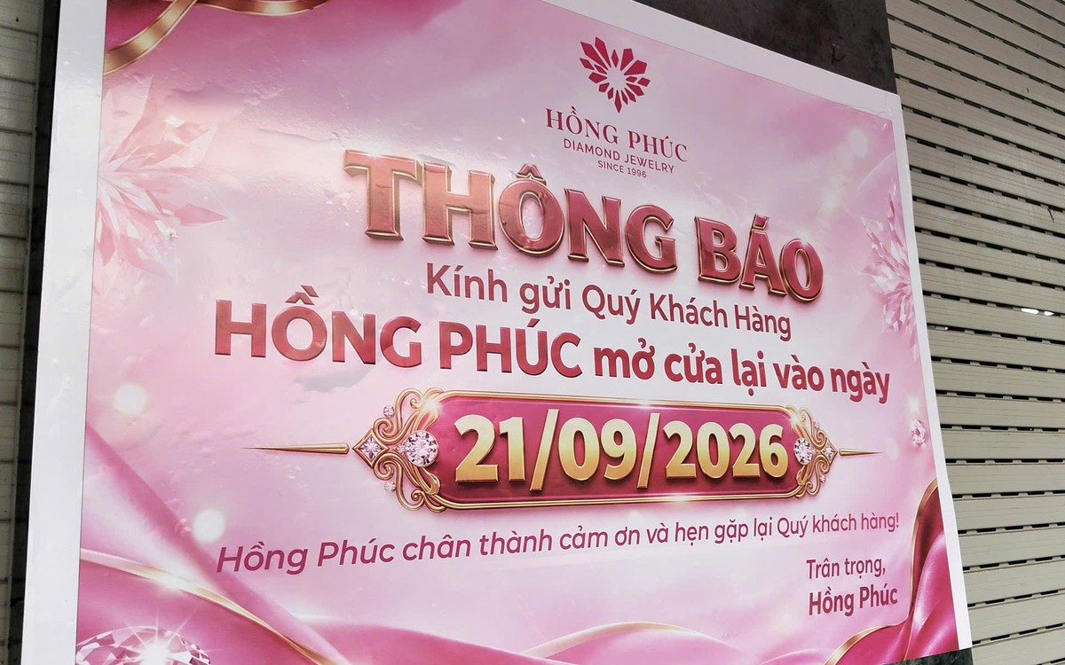 Tiệm vàng Hồng Phúc Gold ở Mỹ Tho đã mở cửa trở lại