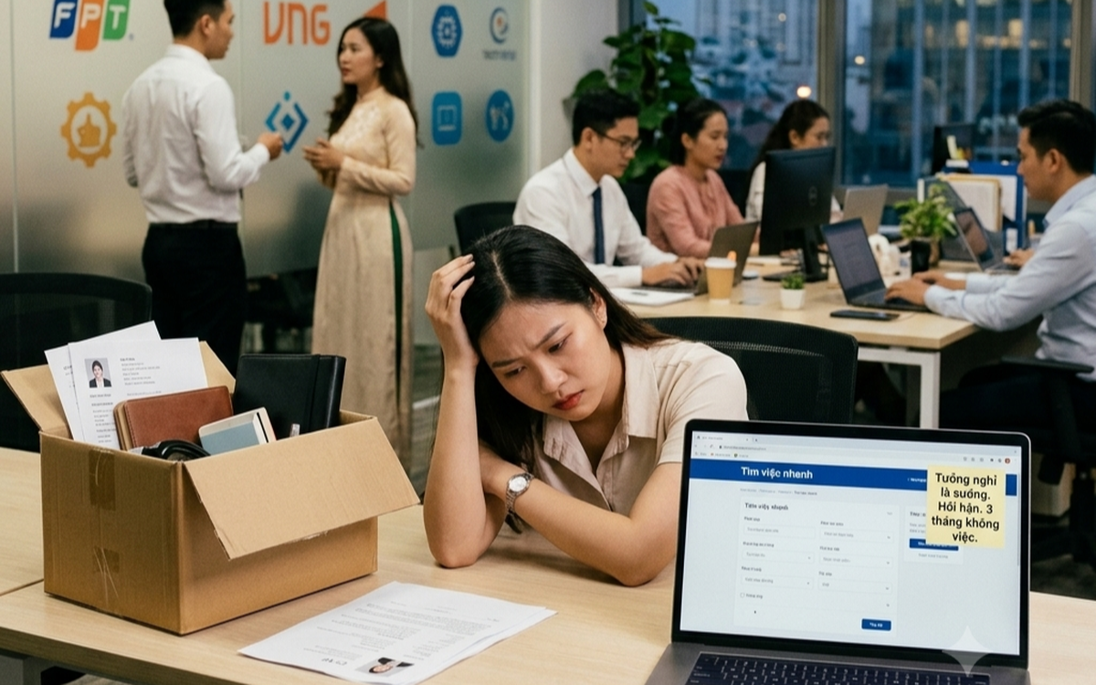 Nghỉ việc vì áp lực, đến lúc thất nghiệp mới thấm tìm việc ‘quằn’ ra sao