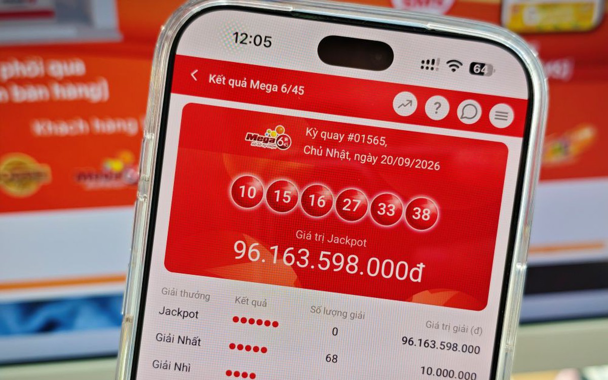 Jackpot xổ số Mega 6/45 tiến sát 100 tỉ đồng, người chơi tăng mua vé