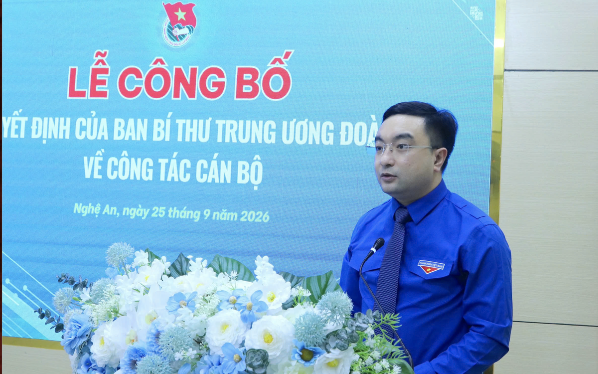 Anh Hồ Phúc Hải làm Bí thư Tỉnh đoàn Nghệ An