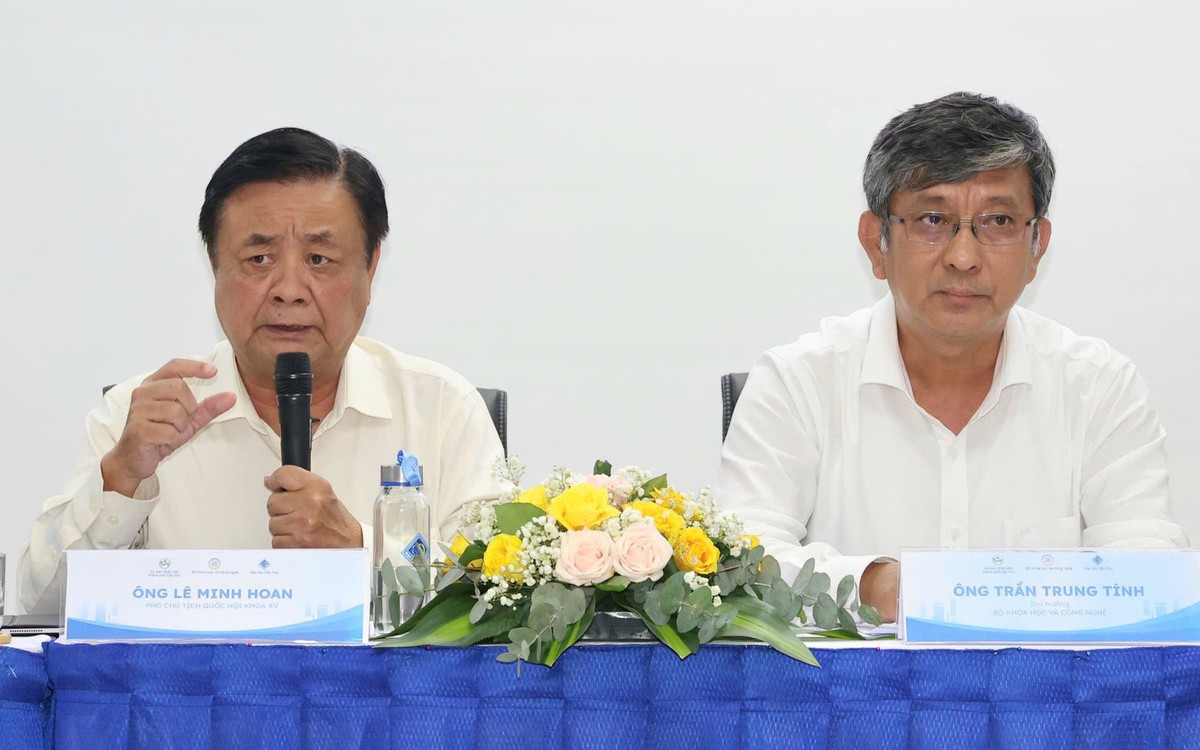 Ông Lê Minh Hoan đề nghị ‘hiệu triệu’ sự đóng góp cho khoa học công nghệ Đồng bằng sông Cửu Long