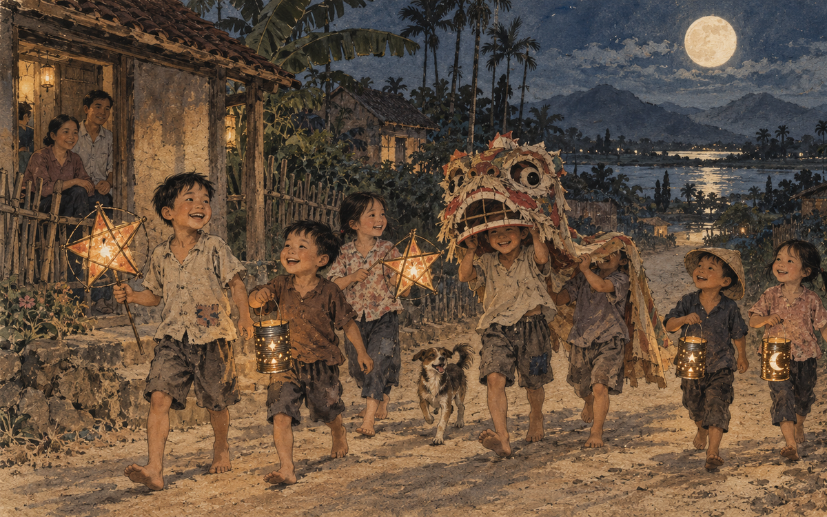 Trung thu ký ức và 'mâm cỗ' đầy đặn nhất mà tuổi thơ từng được nhận
