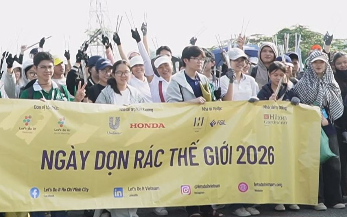Cuộc thi Lan tỏa năng lượng tích cực 2026: Chung tay chung sức nhặt rác, làm sạch môi trường