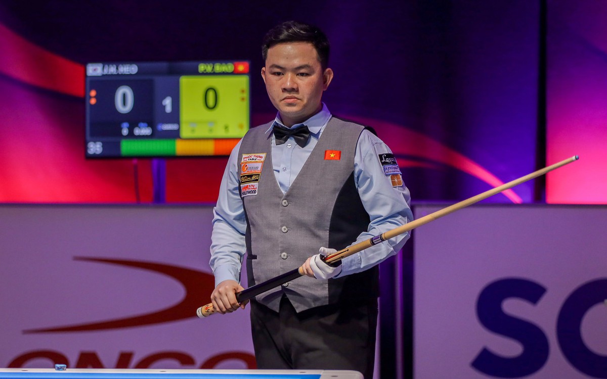 Bao Phương Vinh về nhì tại Giải billiards vô địch thế giới