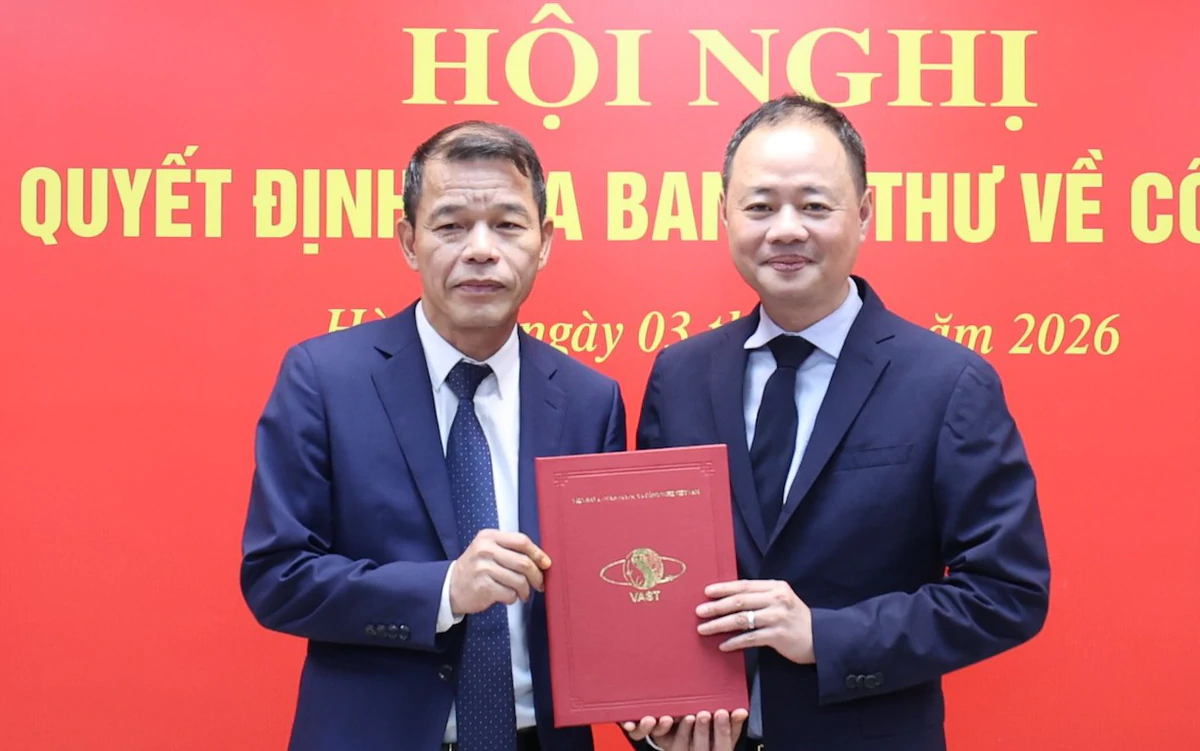 Ông Vũ Thanh Mai giữ chức Phó chủ tịch Viện hàn lâm Khoa học và Công nghệ Việt Nam