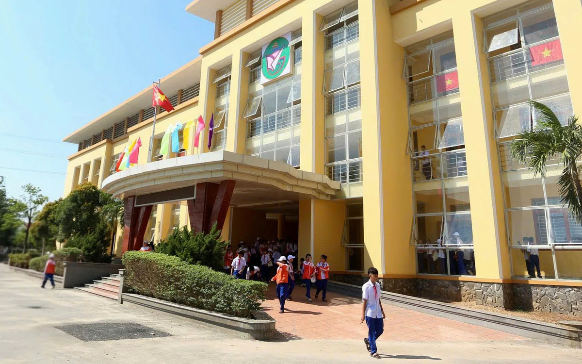 Trụ sở Sở Nông nghiệp dôi dư được cải tạo thành trường học khang trang trước ngày khai giảng