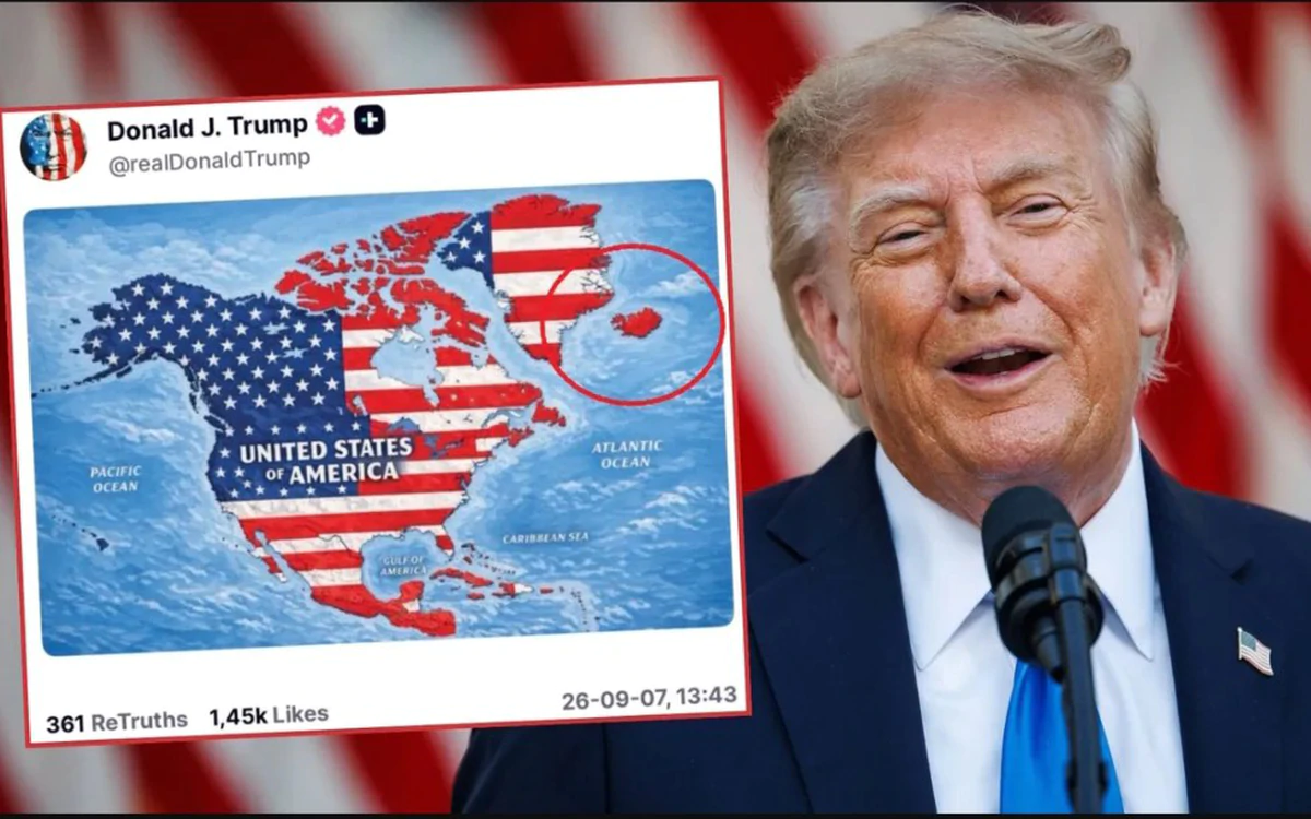 Iceland triệu tập đại sứ Mỹ sau tấm bản đồ của ông Trump