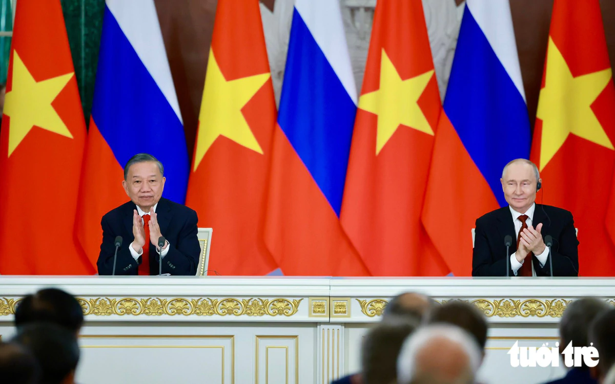 Tổng Bí thư, Chủ tịch nước Tô Lâm hội đàm với Tổng thống Nga Vladimir Putin