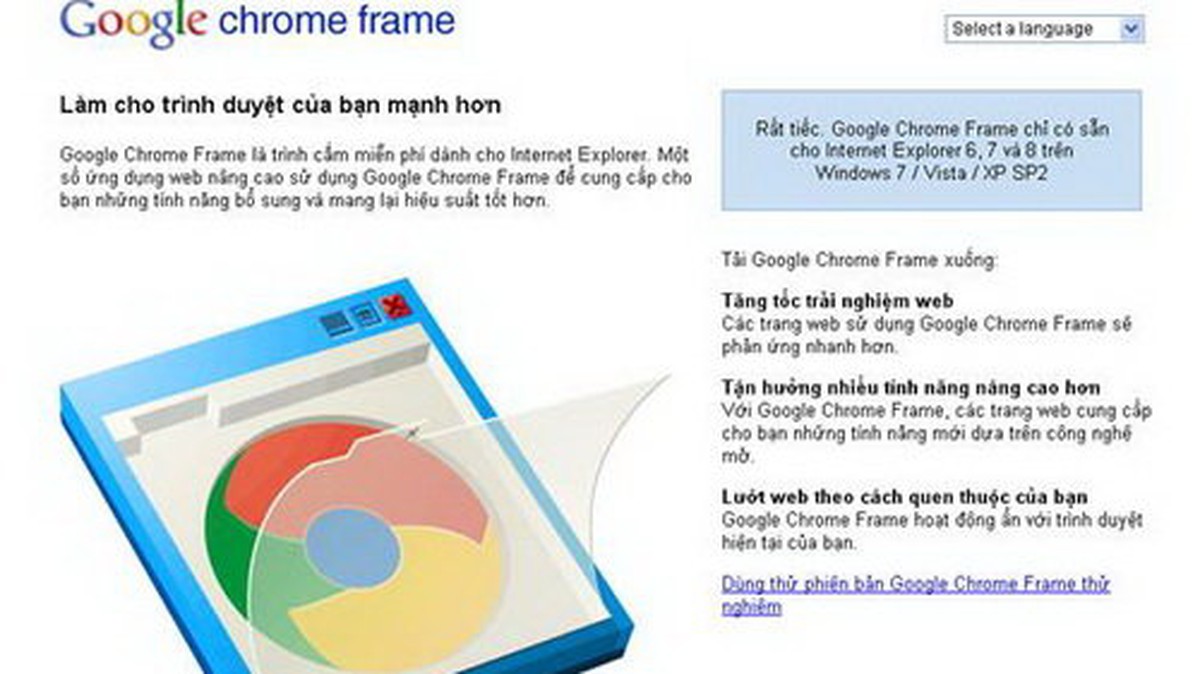 Google Chrome Frame - Tuổi Trẻ Online