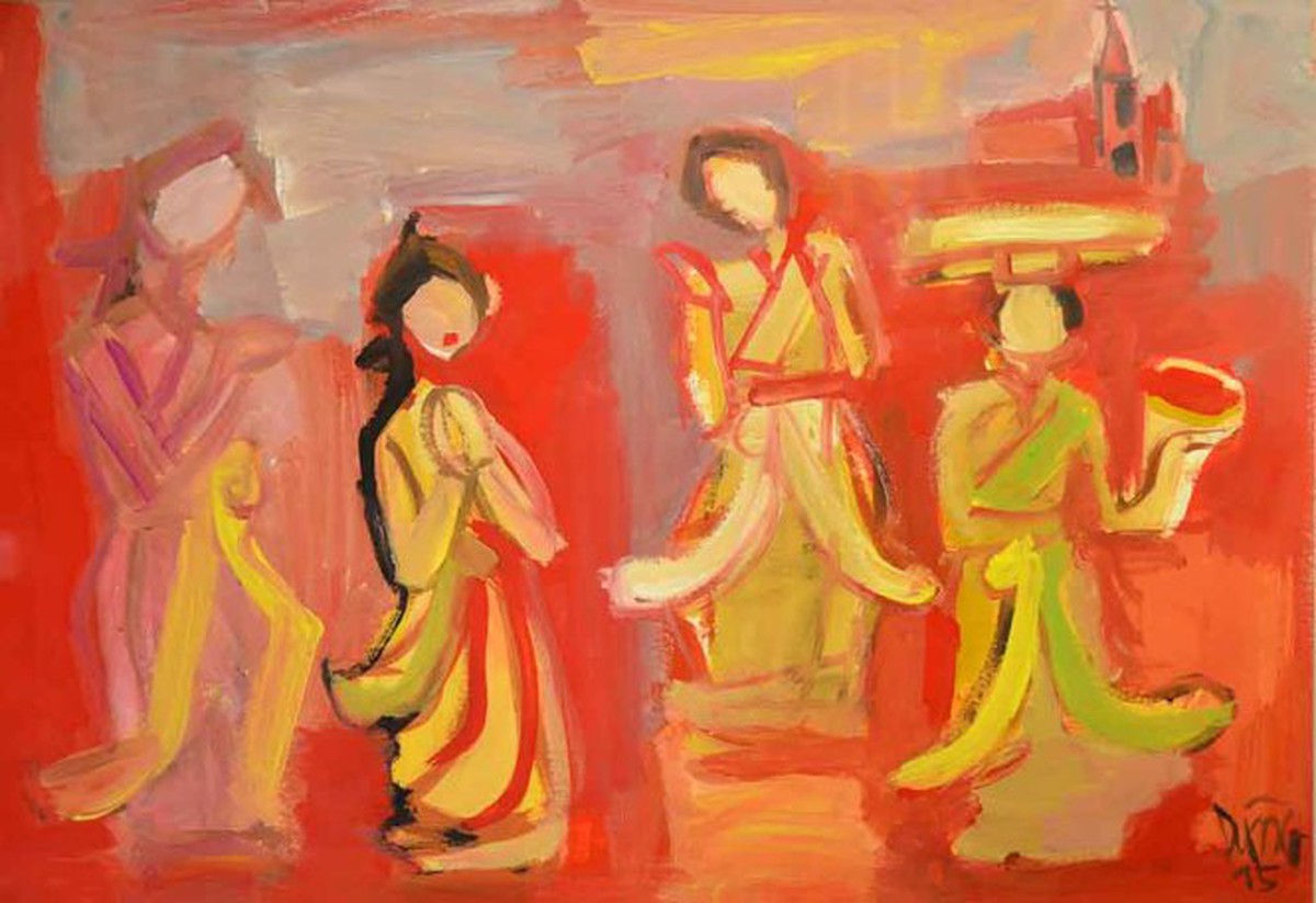 Các họa sĩ Hà Nội triển lãm tranh Giáng sinh