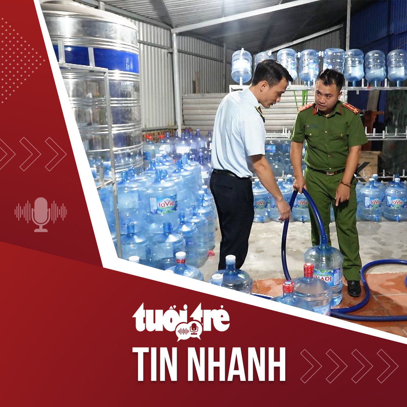 Tin tức tối 15-10: Khởi tố 4 người ở Hà Nội bán nước suối giả nhãn hiệu laVie