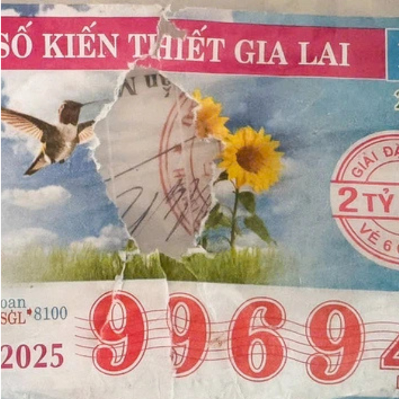 Chuyển cơ quan công an thẩm định tờ vé số trúng độc đắc bị rách ở Quảng Ngãi