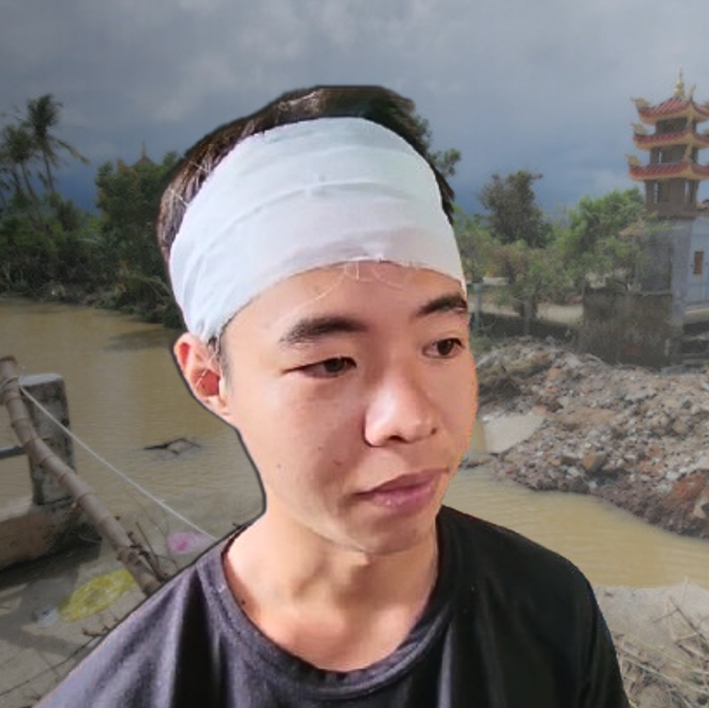 Hai vợ chồng rơi xuống cầu gãy tử vong do tin đồn vỡ đập, 3 con trai bỗng mồ côi