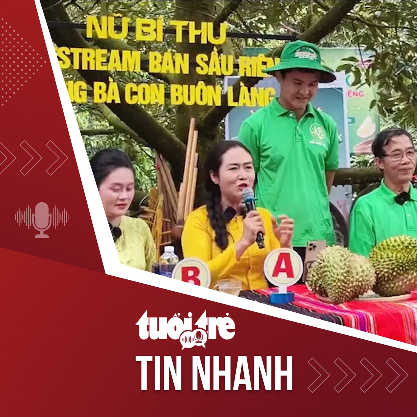 Tin tức tối 24-8: Nữ bí thư xã livestream bán sầu riêng