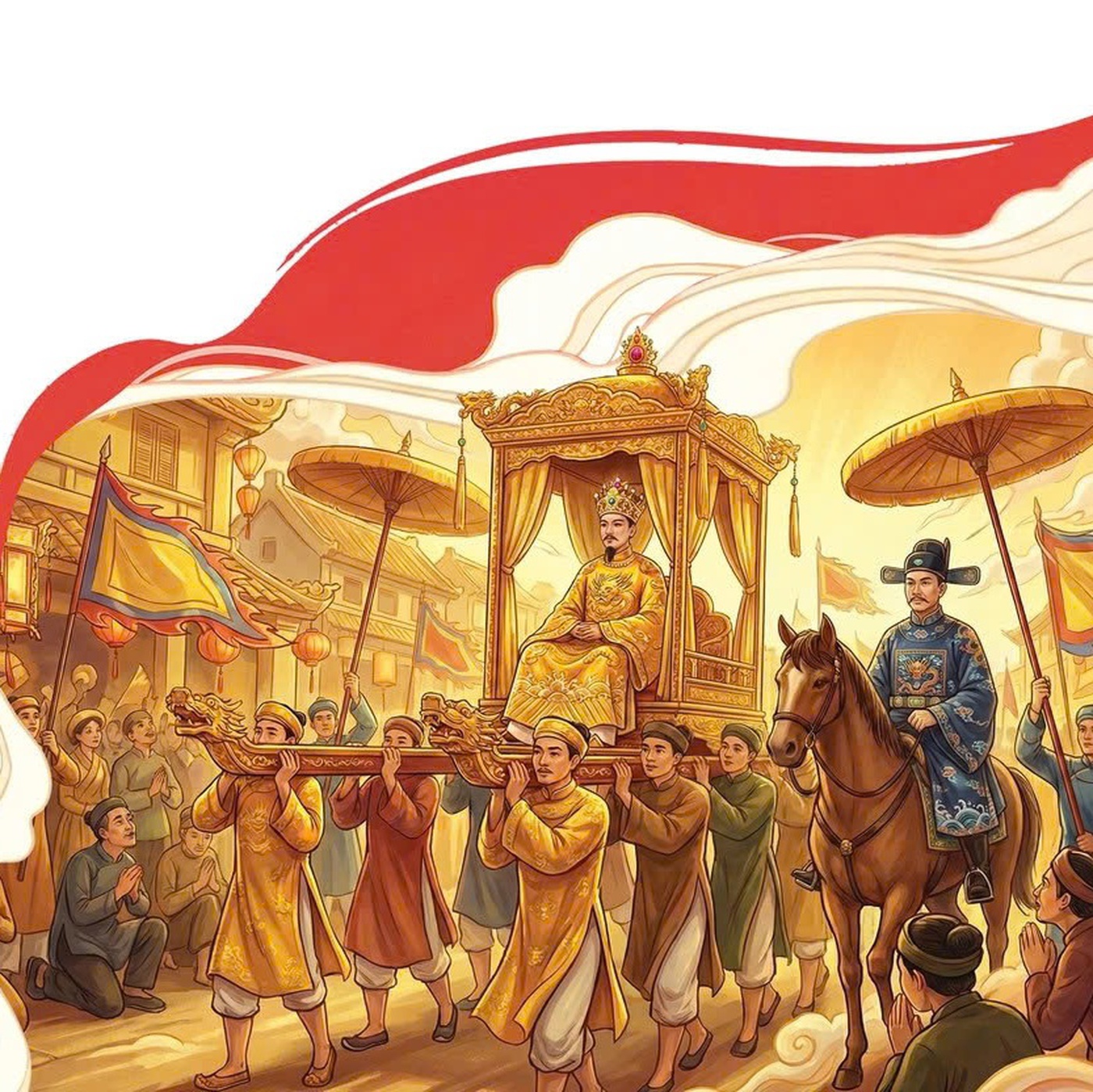 Lý do vua Đồng Khánh xuất hành hiếm hoi giữa kinh thành Huế dịp Tết Bính Tuất 1886