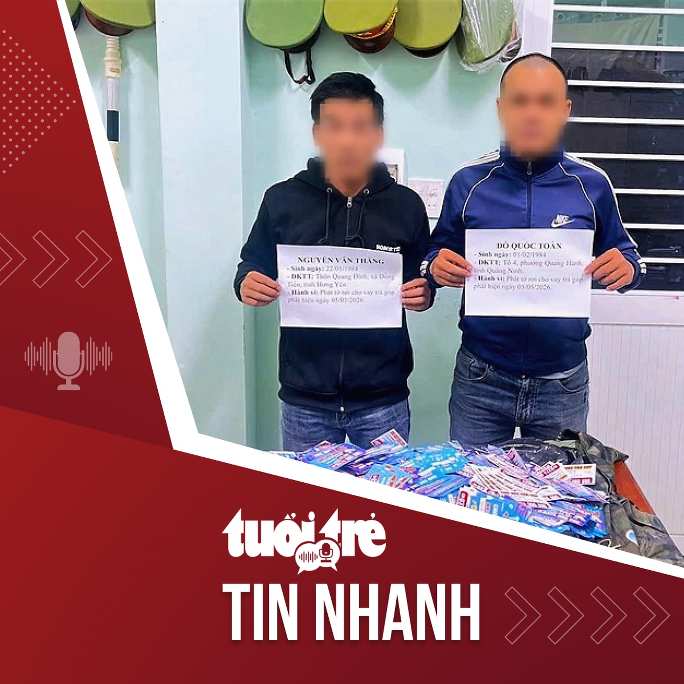 Tin tức tối 9-5: Đi phát tờ rơi cho vay tiền được trả 100.000 đồng/ngày, bị xử phạt 3 triệu episode artwork