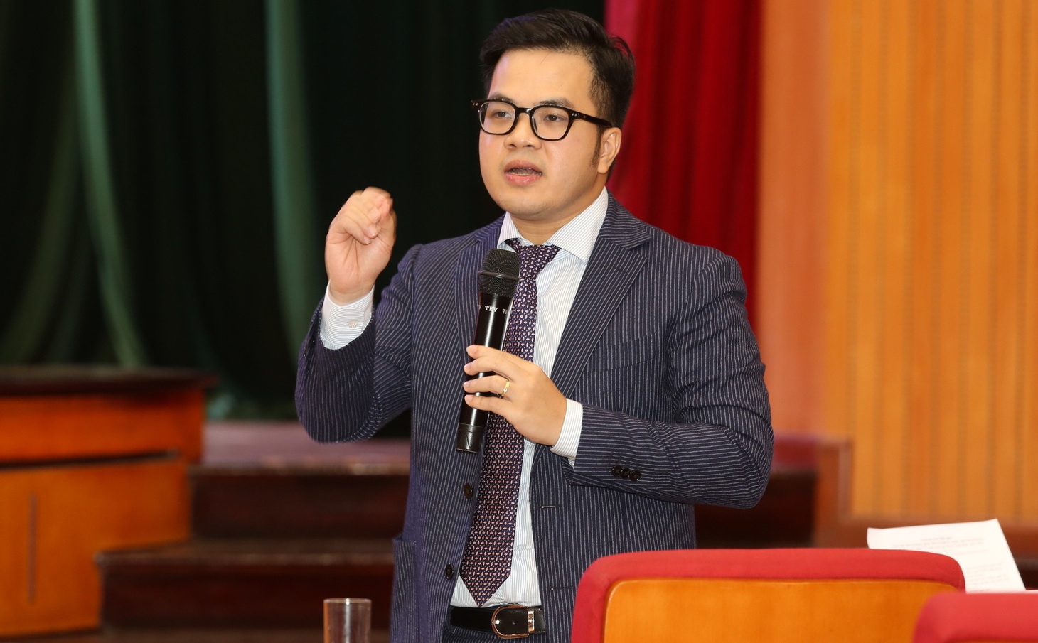 PGS.TS Trần Việt Dũng - viện trưởng Viện Nghiên cứu khoa học ngân hàng - Ảnh: NĐT