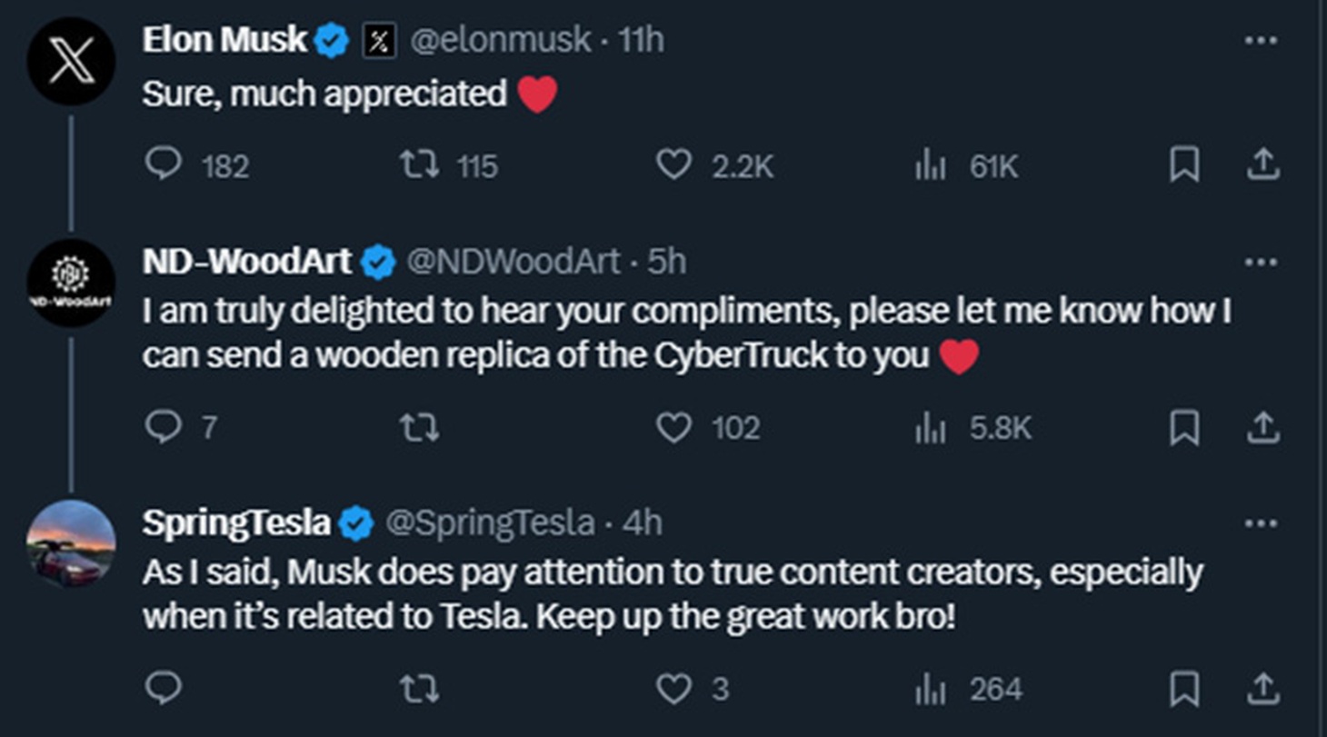 Thợ mộc 9x Việt Nam làm chiếc Tesla Cybertruck gỗ khiến Elon Musk cũng chú ý - Ảnh 2.