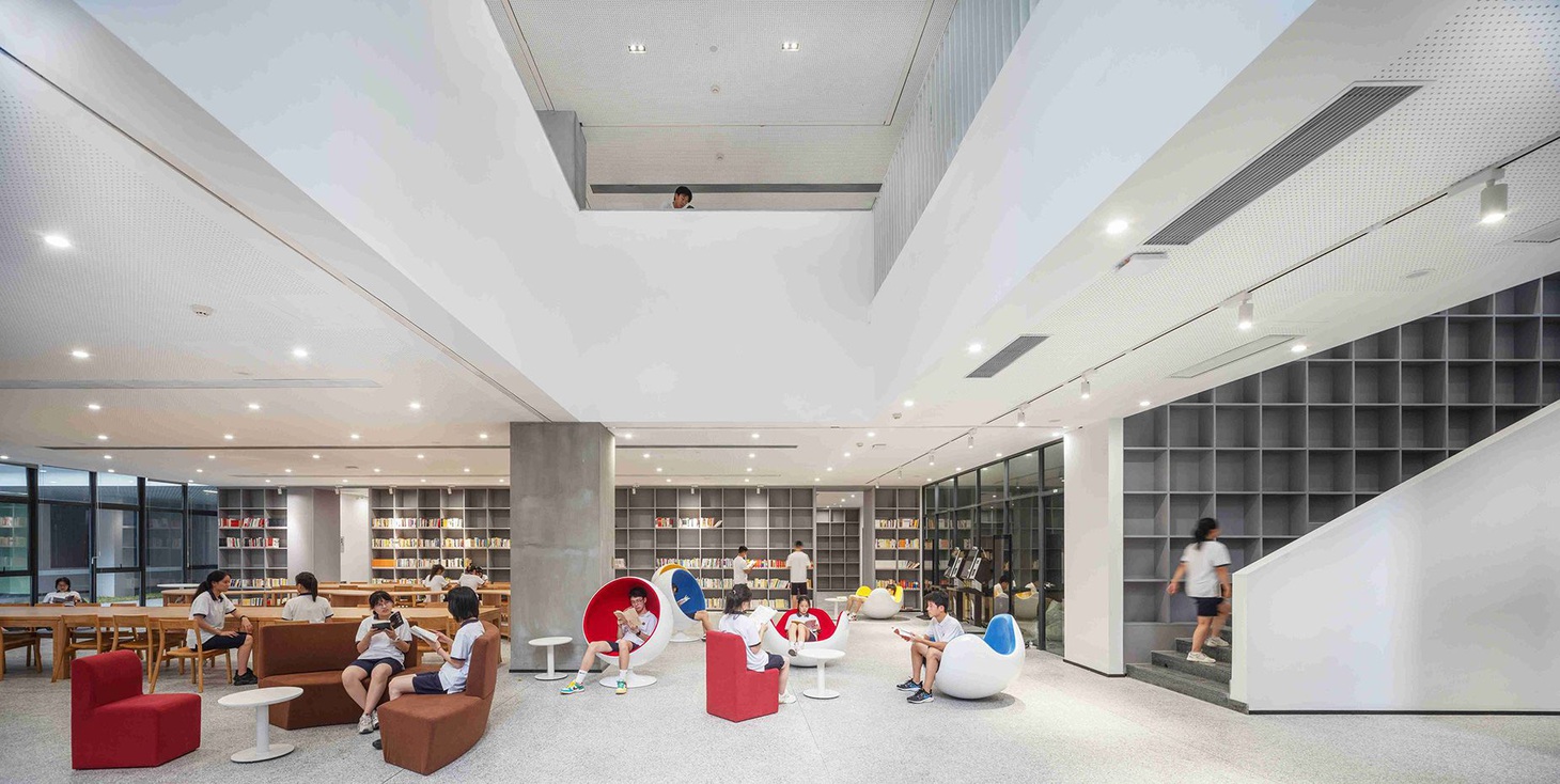 Một không gian học tập chung tại trường - Ảnh: APPROACH DESIGN STUDIO