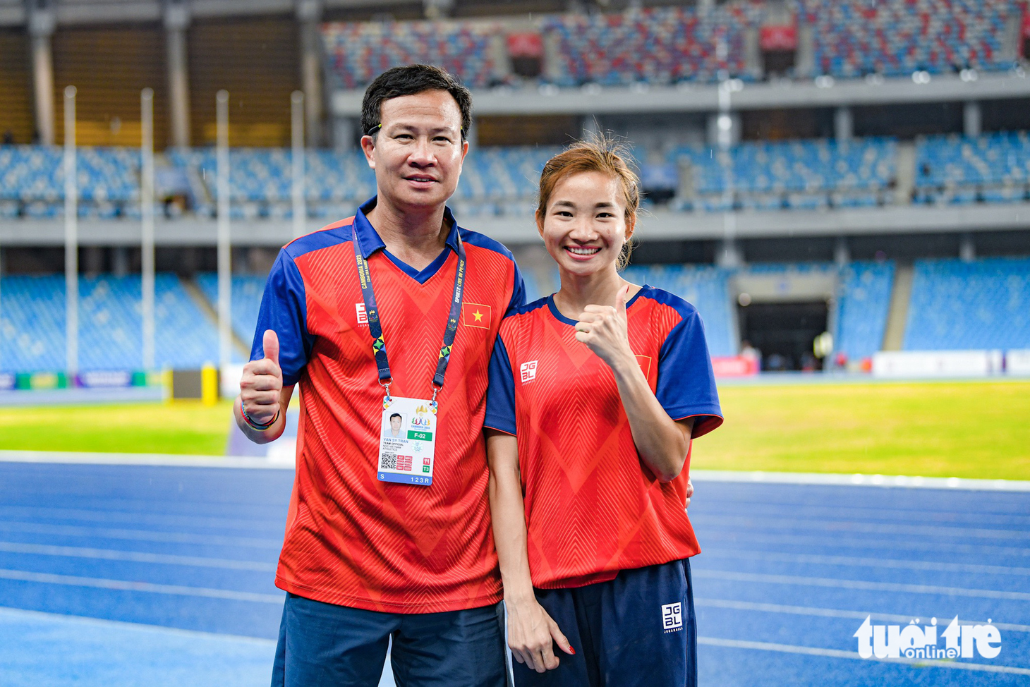 Nguyễn Thị Oanh giành huy chương vàng thứ 4 SEA Games 32 tặng sinh nhật thầy Sỹ - Ảnh 14.