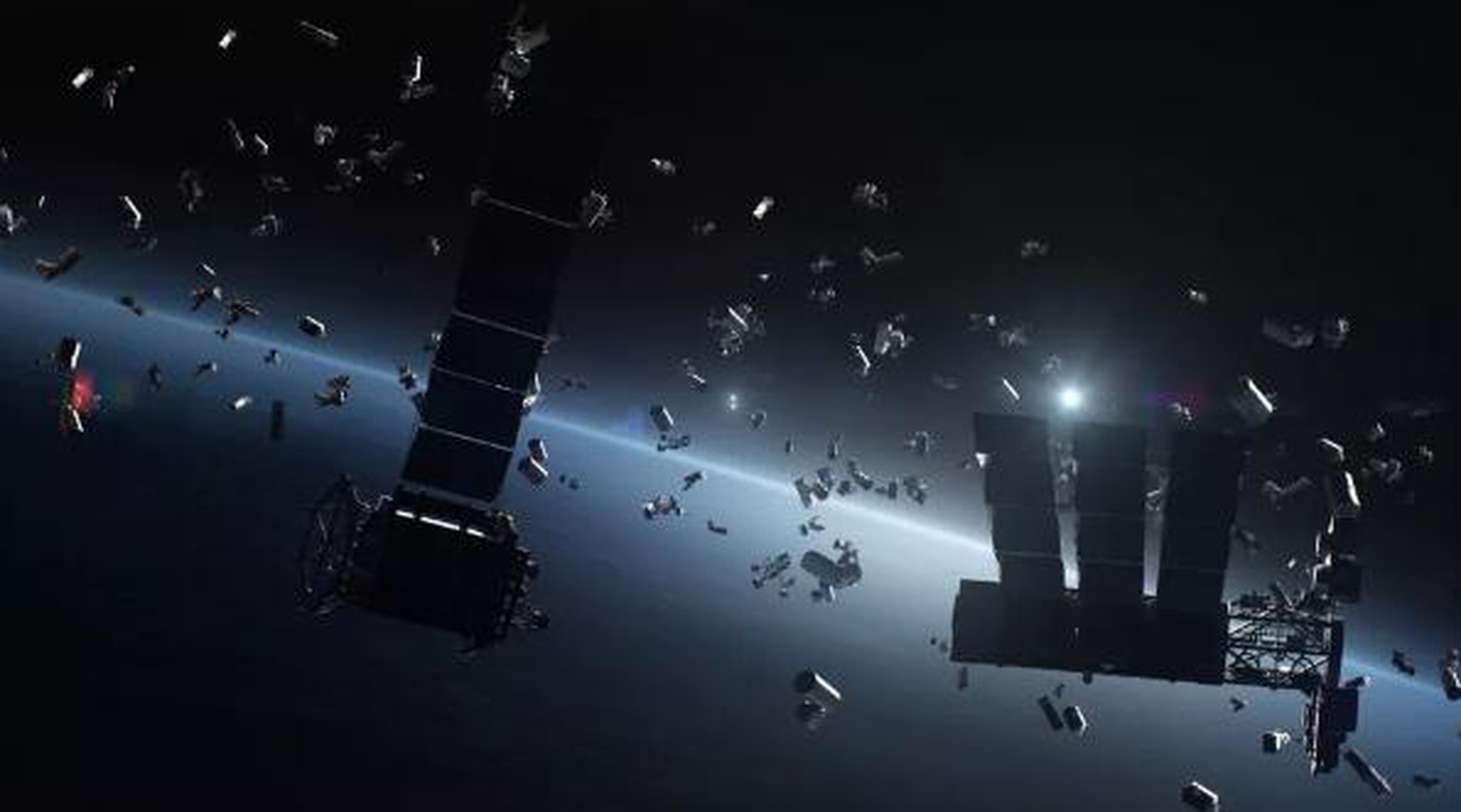 Hình minh họa các mảnh vụn không gian trên quỹ đạo Trái đất - Ảnh: SPACE.COM