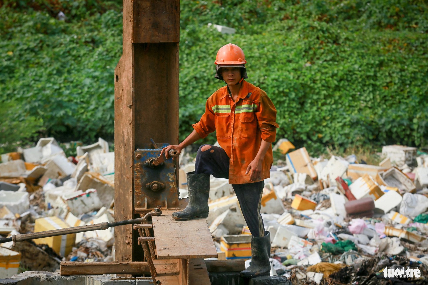 Ngoài hiệu quả chống ngập được nâng cao, dự án còn giải quyết ô nhiễm, đem lại bầu không khí trong lành, dòng nước xanh trong cho người dân - Ảnh: LÊ PHAN