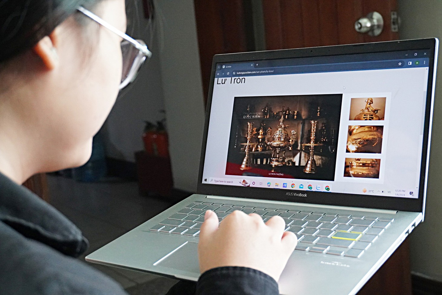 Những sản phẩm chất lượng cao của làng nghề An Hội có mặt trên nhiều trang mạng thương mại trực tuyến