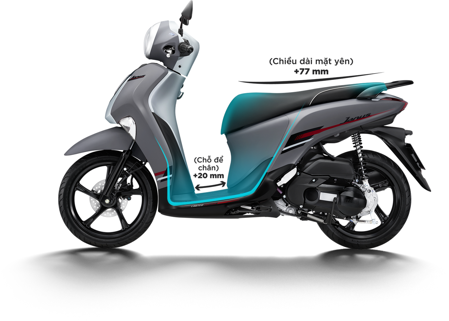 Yamaha Janu 125 ra mắt Việt Nam: - Ảnh 4.