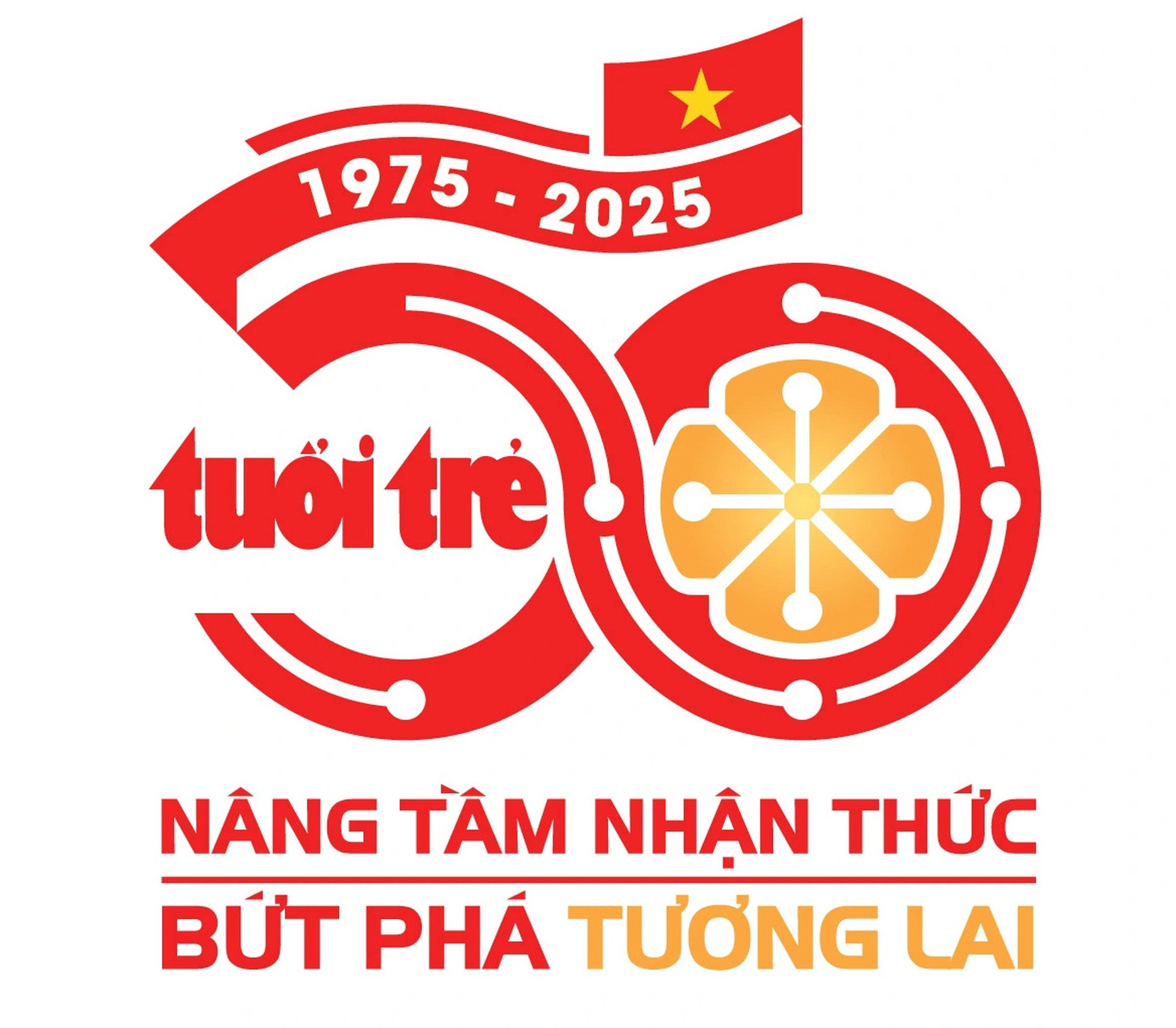 Ngắm logo, ý tưởng slogan kỷ niệm nhân 50 năm thành lập báo Tuổi Trẻ - Ảnh 4.