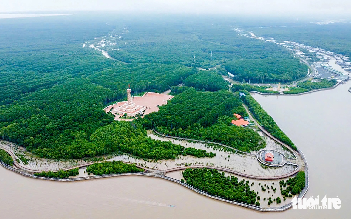 Cà Mau nhìn từ trên cao - Ảnh 1.