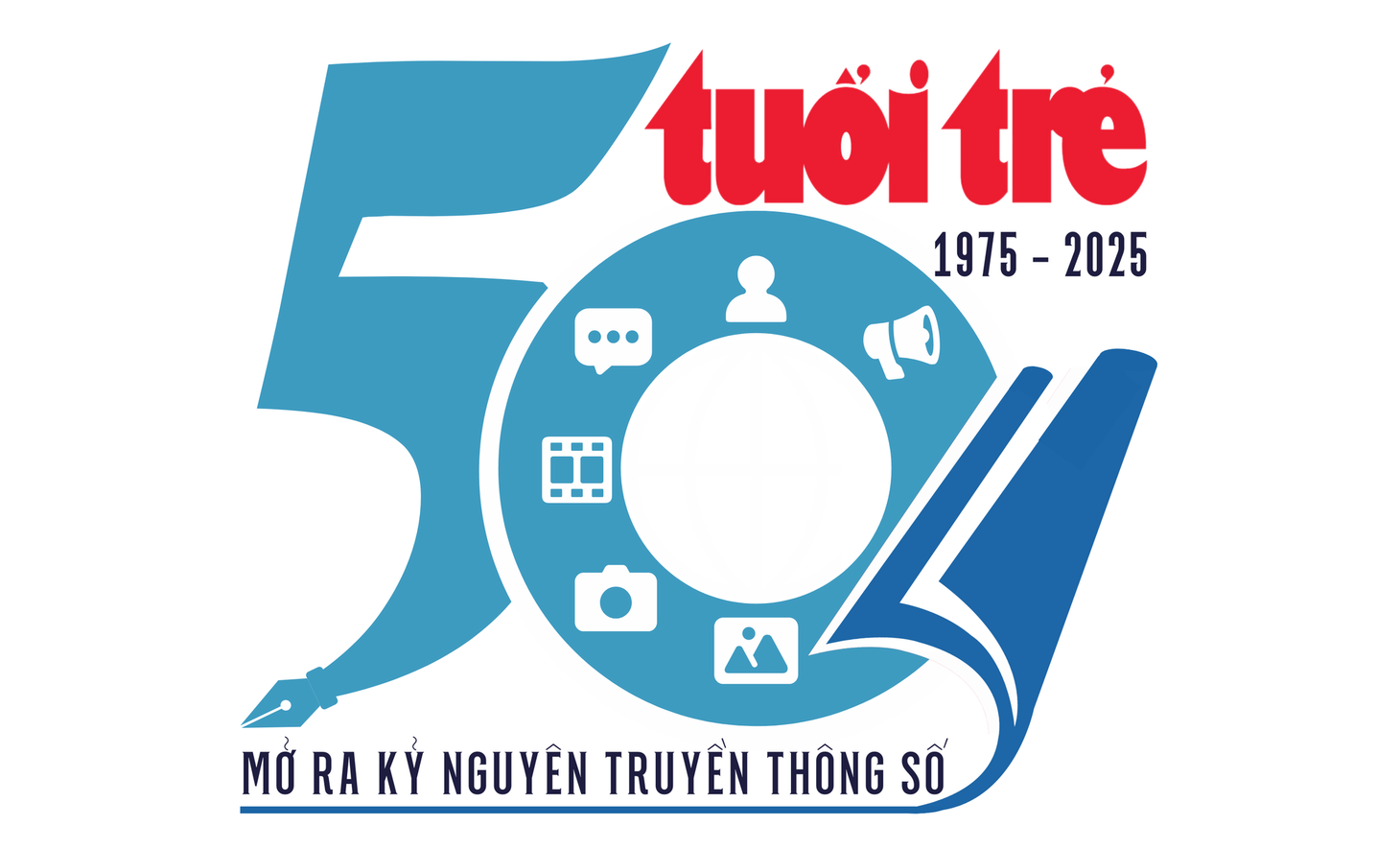 Ngắm thiết kế logo, ý tưởng slogan bạn đọc gửi báo Tuổi Trẻ nhân kỷ niệm 50 năm thành lập - Ảnh 2.