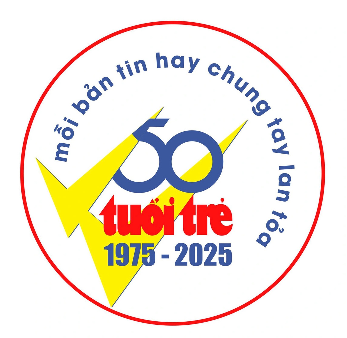 Ngắm thiết kế logo, ý tưởng slogan bạn đọc gửi báo Tuổi Trẻ nhân kỷ niệm 50 năm thành lập - Ảnh 3.