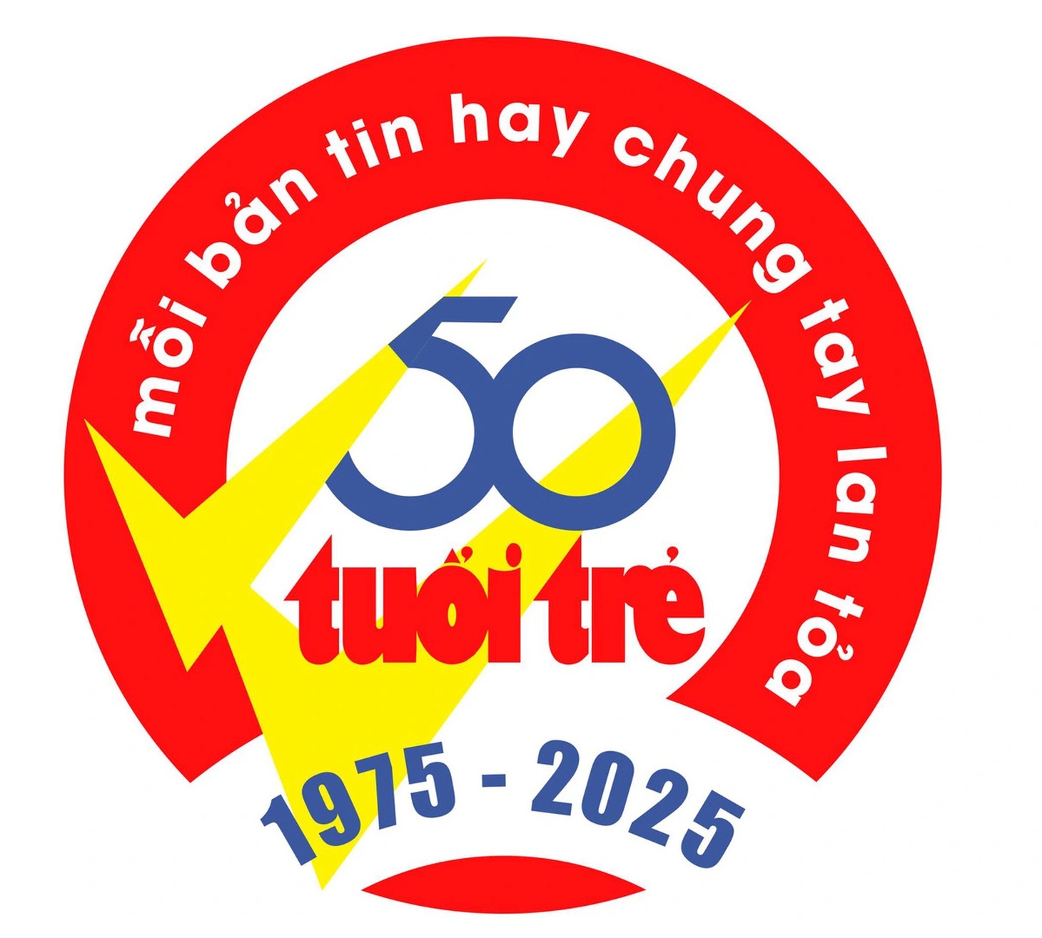 Ngắm thiết kế logo, ý tưởng slogan bạn đọc gửi báo Tuổi Trẻ nhân kỷ niệm 50 năm thành lập - Ảnh 4.