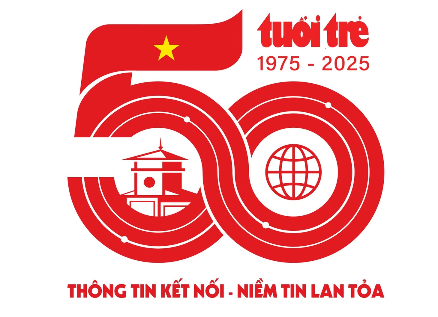 Thiết kế logo, ý tưởng slogan bạn đọc gửi báo Tuổi Trẻ nhân kỷ niệm 50 năm thành lập - Ảnh 10.