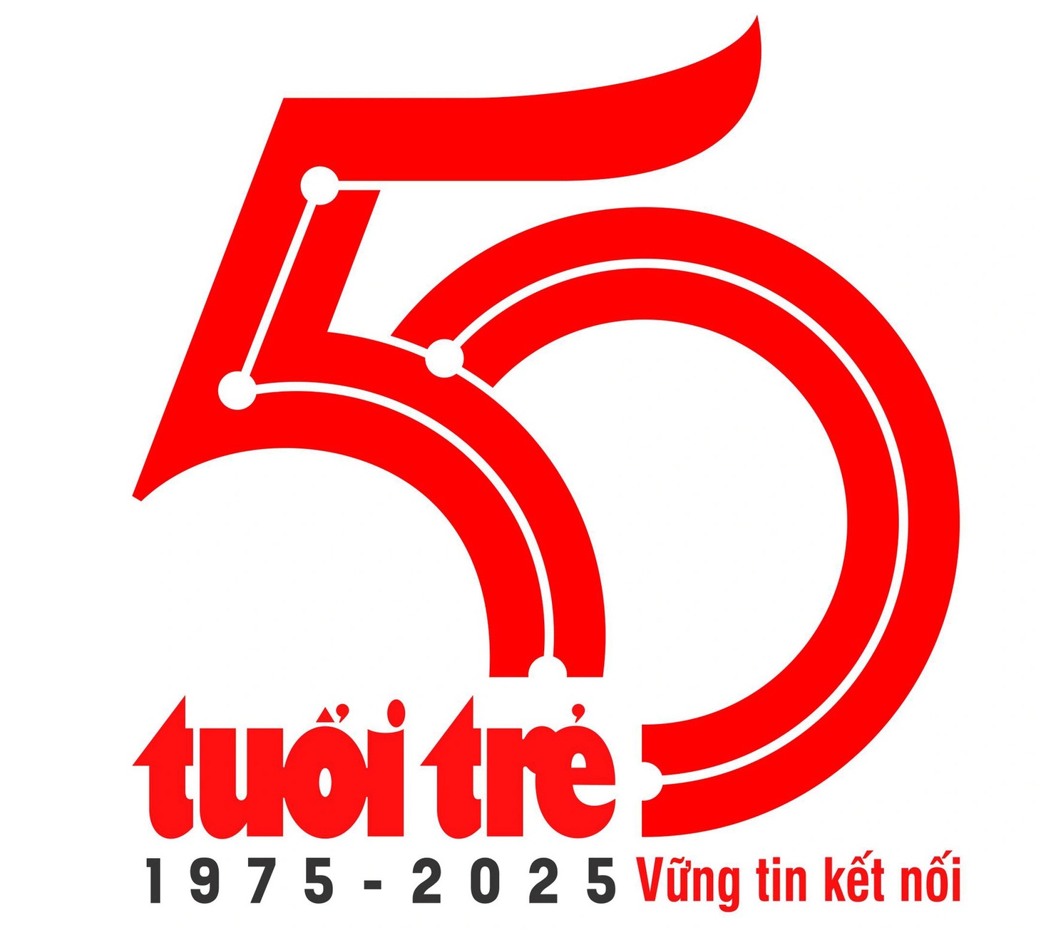 Những thiết kế logo, ý tưởng slogan sáng tạo kỷ niệm 50 năm thành lập báo Tuổi Trẻ - Ảnh 3.